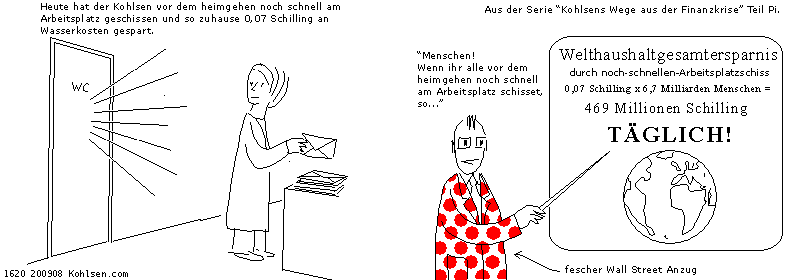  Kohlsens Wege der Weltersparnis.
